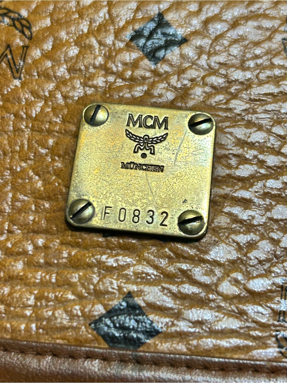 MCM Cognac Monogram Crossbody 💫 - Picture 8 of 16